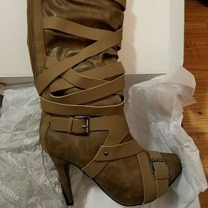 Just Fab "Sheena" Stilletto Boots